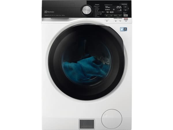 Electrolux EW9W161BC, Edestä täytettävä, Vapaasti seisova, Valkoinen, Vasen, Musta, Painikkeet, Rotaatio, Kosketus Valkoinen