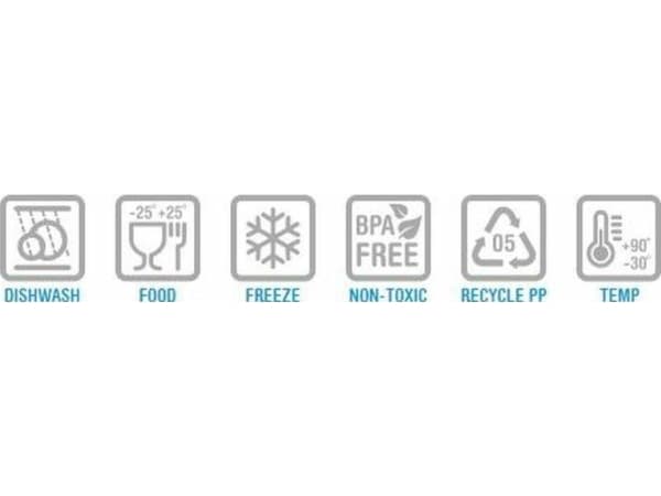 ORPLAST Rectangular container 0.5l Simple Box 1122