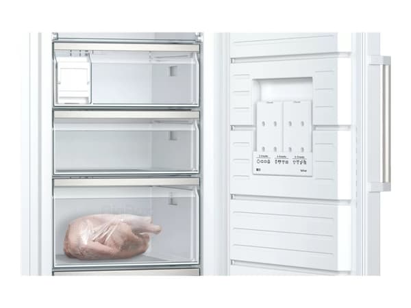 Siemens iQ500 GS54NAWCV - Fryser - stående - bredde: 70 cm - dybde: 78 cm - høyde: 176 cm - 328 liter - Klasse C - hvit