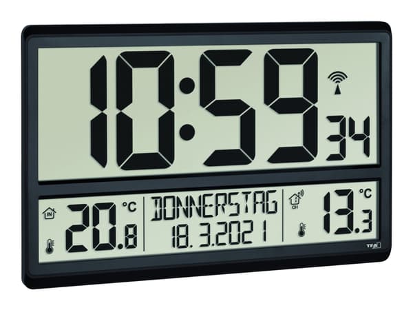 TFA - Termometer - digital - svart