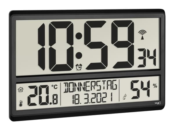 TFA - Termohygrometer - digital - svart