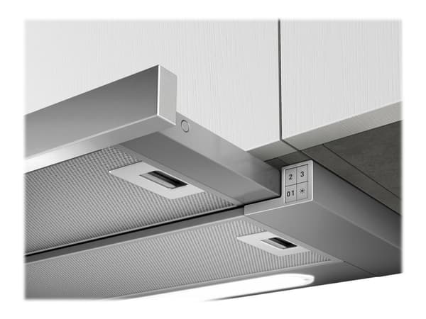 Elica Elite 14 LUX GRIX/A/50 - Kåpa - teleskopisk - bredd: 49.8 cm - utsug och återcirkulering (-) - rostfritt stål