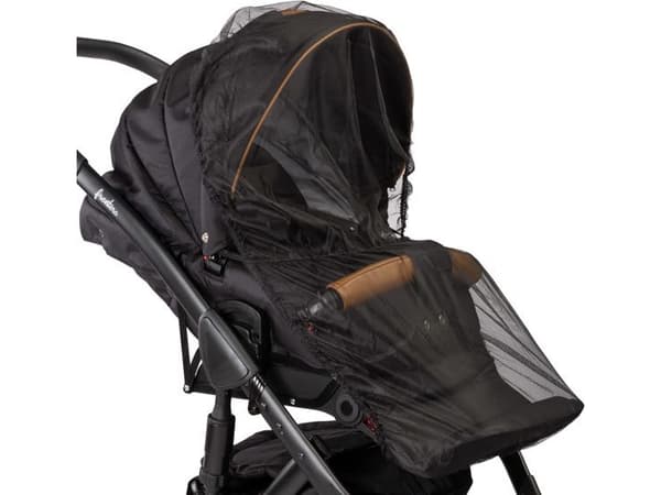 Caretero Mosquito net for the uniw trolley black caretero
