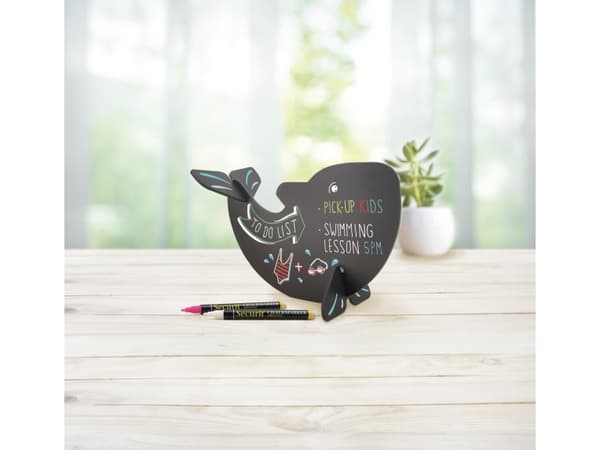 Securit® 3D Animal fritstående Hval tavle