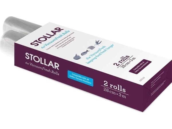 Stollar SAT40, Vakuumforseglingsrull, Gjennomsiktig, 2 stykker, 3 m, 28 cm, 28 cm
