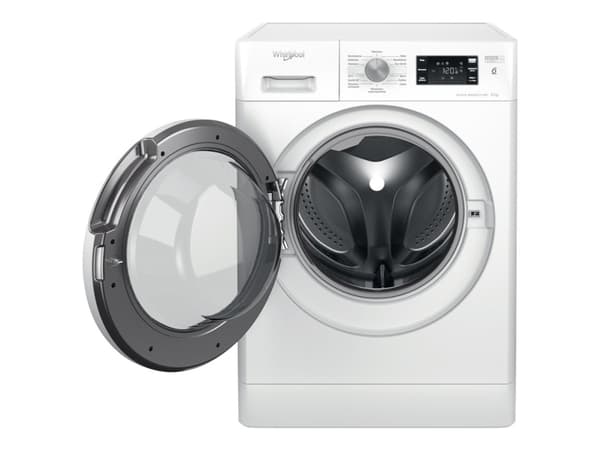 Whirlpool FFB 6238 W PL - Tvättmaskin - bredd: 59.5 cm - djup: 57.5 cm - höjd: 84.5 cm - frontmatad - 52 liter - 6 kg - 1151 rpm - vit