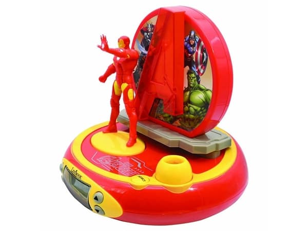 Lexibook RP510AV, Digital vekkerklokke, The Avengers, Iron Man, Rød, Gult, Innendørs, Barn