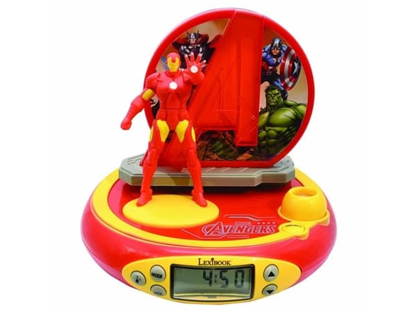 Lexibook RP510AV, Digital vekkerklokke, The Avengers, Iron Man, Rød, Gult, Innendørs, Barn