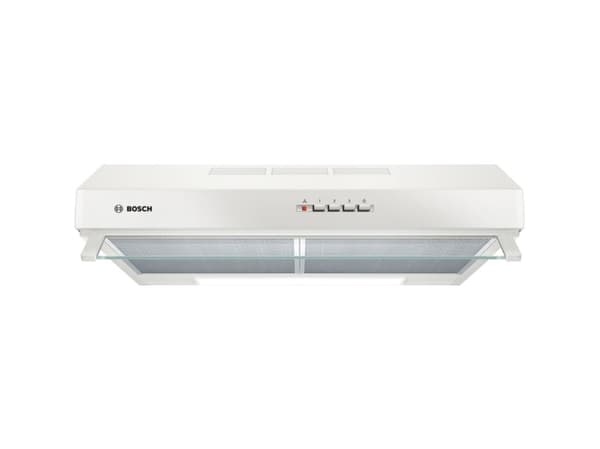 Bosch Serie | 4 DUL63CC20 - Kåpa - standard - bredd: 60 cm - djup: 48.2 cm - utsug och återcirkulering (-) - vit