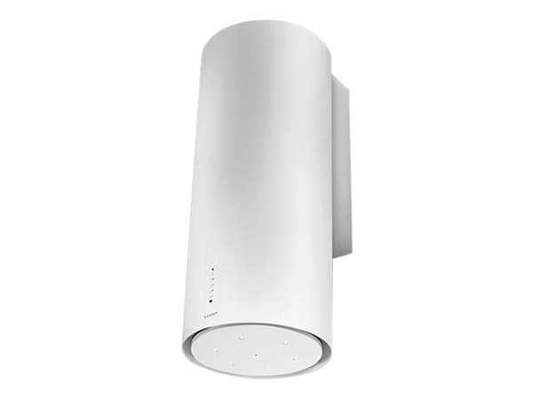 Faber Cylindra PLUS WH GLOSS A37 - Panser - røykkanal - bredde: 37 cm - dybde: 37 cm - med intern/ekstern motor - perlehvit Hvit