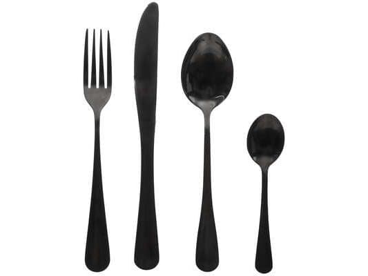 Secret de Gourmet Shadow servise svart rustfritt stål (16 deler)