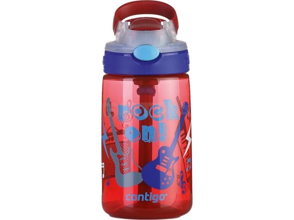 Contigo Mug with a straw Gizmo Flip Cardinal Rock 420ml red