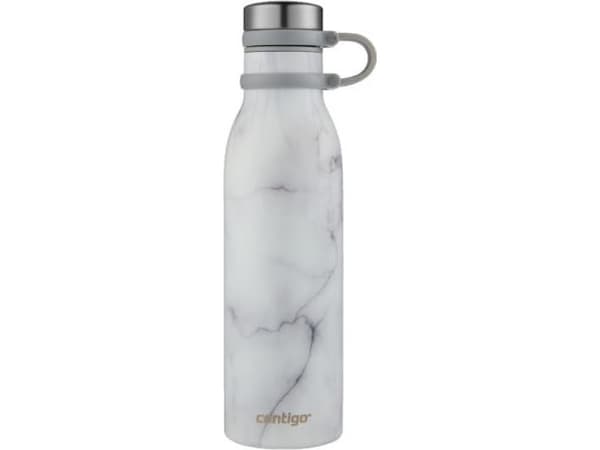 CONTIGO Matterhorn, 590 ml, Daglig bruk, Hvit, Rustfritt stål, White Marble, 24 timer