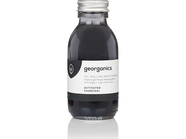 Georganics Oil Mouthwash Activated Charcoal 100ml