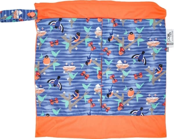 Close Caboo Close, Wet Diaper Bag, Twilight Garden, Small