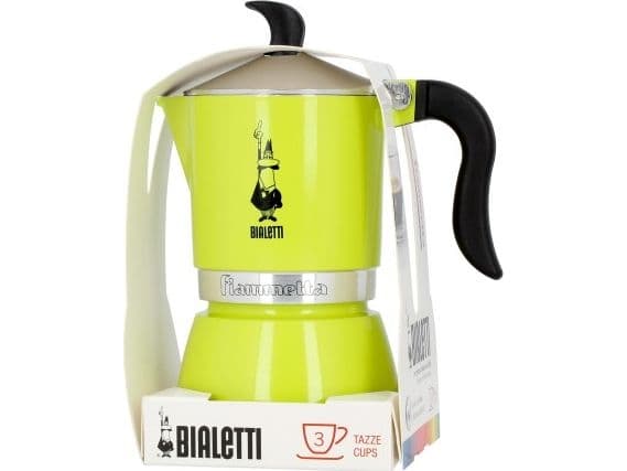 Bialetti Fiammetta, Mokkagryte, Gult, Aluminium, 3 kopper, Fiammetta, 1 stykker