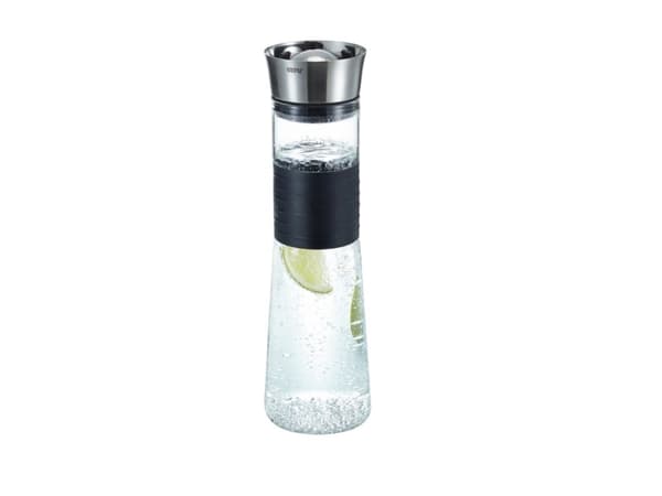 GEFU CASCADA, 1 l, Plast, Rostfritt stål, Svart, Rostfritt stål, Transparent, 90 mm, 90 mm, 303 mm