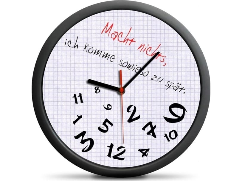 Handlosphere CLOCK FOR LATE (DE) - SILENT MECHANISM