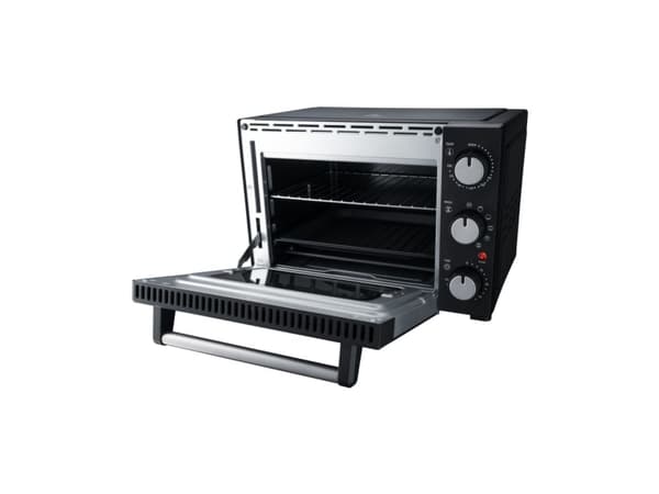 Steba KB M19, Sähköuuni, 19 L, 1400 W, Pöytämalli, Musta, Rotaatio