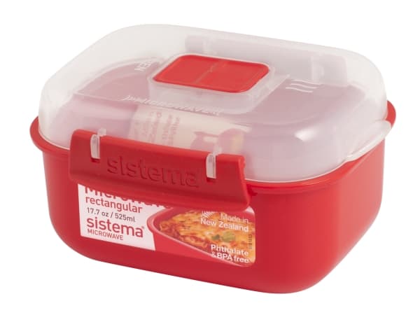 Sistema - Matförvaringsbehållare - 525 ml - rektangulär