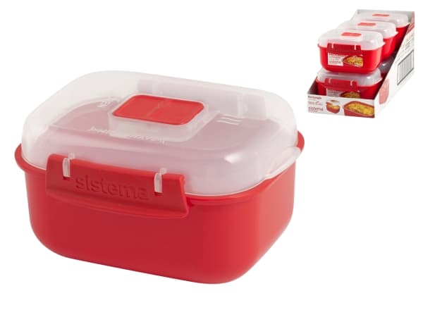 Sistema - Matförvaringsbehållare - 525 ml - rektangulär