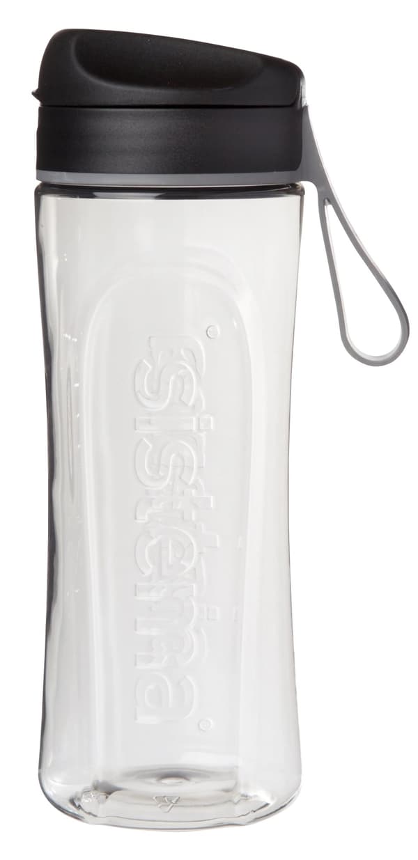 Sistema - Tritan Swift Bottle 600ml - Black