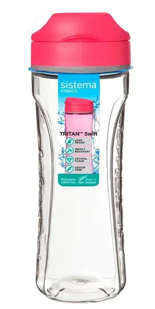 Sistema Tritan Swift Bottle 600ml - Pink-Drikkeflaske