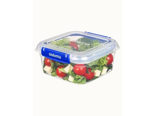Sistema 881650, Beholder, firkant, 1,15 l, Gjennomsiktig, Plast, New Zealand
