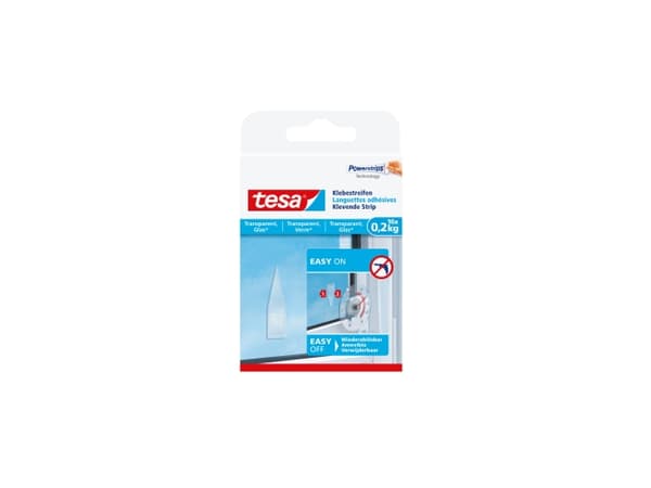 TESA 77732-00000, Monteringsplatta, Transparent, Glas, 0,2 kg/cm