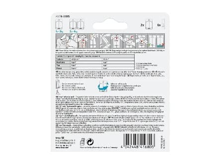 TESA 77776-00500-00, inomhus, Tavelkrok, Vit, Självhäftande remsa, 2 kg, Målad vägg, Gips