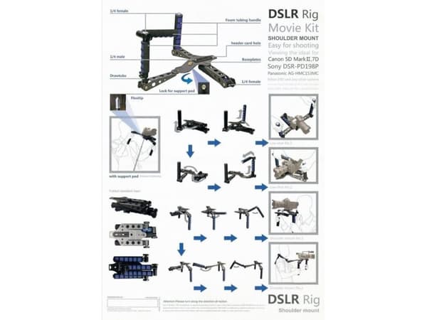 Micnova Steadycam / Flycam / DSLR stativ