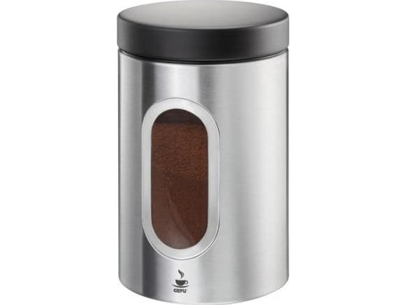 GEFU 16340, Kaffeburk, 0,5 l, Gjuten aluminium, Polypropylen (PP), Rostfritt stål, Svart, Rostfritt stål, Rund, 110 mm