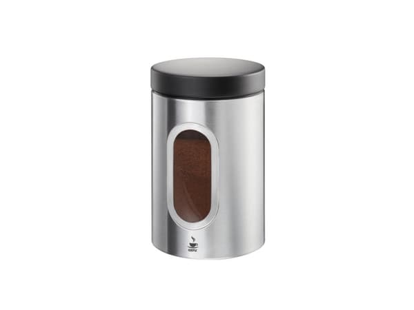 GEFU 16340, Kaffeburk, 0,5 l, Gjuten aluminium, Polypropylen (PP), Rostfritt stål, Svart, Rostfritt stål, Rund, 110 mm