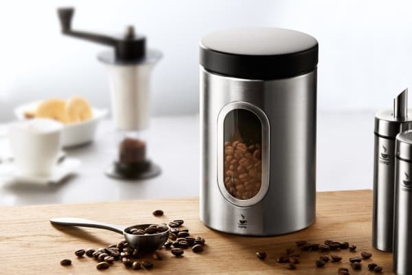 GEFU 16340, Kaffeburk, 0,5 l, Gjuten aluminium, Polypropylen (PP), Rostfritt stål, Svart, Rostfritt stål, Rund, 110 mm