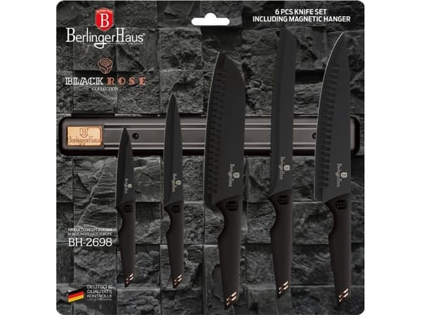 Berlinger Haus 5 KJØKKENKNIVER MED STRIPS BERLINGER HAUS BH-2698