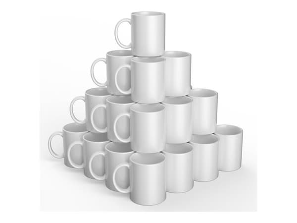 Cricut - Mugg - 340 ml - vit (paket om 36)