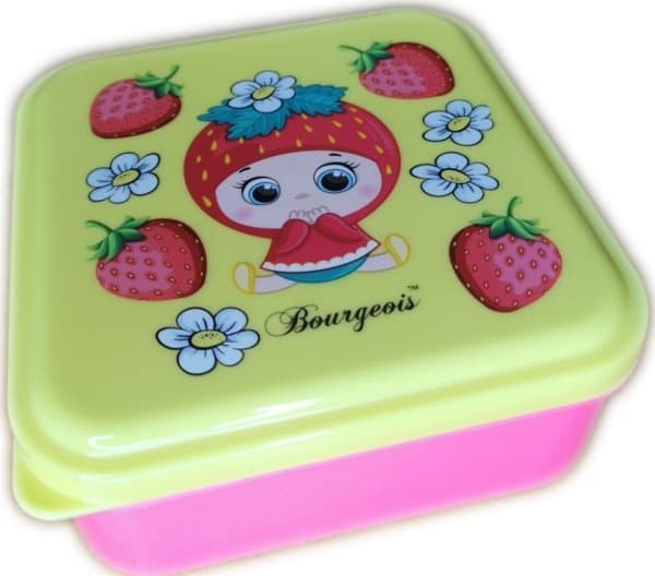 Tuore aamiaislaatikko 490ml Mansikat Lounaslaatikko FRESH