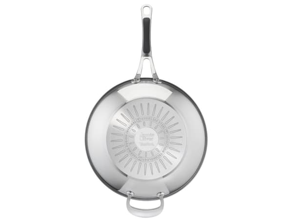Tefal Jamie Oliver E30688, Wok-/stekepanne, Rustfritt stål, Rustfritt stål, Titan, 210 °C, Thermo-Spot