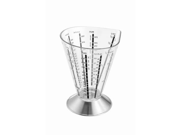 GEFU SATURAS, 0,5 l, ml, oz, Rostfritt stål, Styrenakrylnitril (SAN), Rostfritt stål, Transparent, 0 - 95 ° C, 120 mm