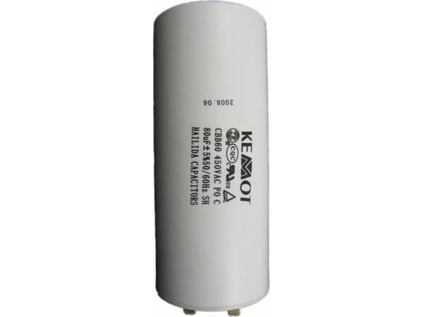 Kemot URZ3141 80uF 450V kondensator för enfasiga motorer