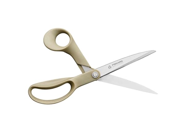 Fiskars 1062542, Vuxen, Rakt snitt, Single, Grå, Rostfritt stål, Universal