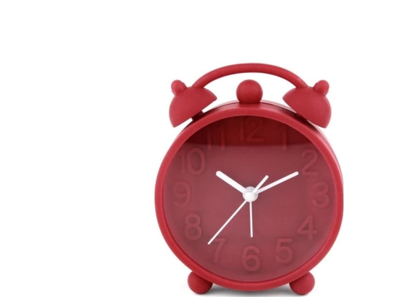 Platinet PLATINET ALARM CLOCK HAPPINESS RED