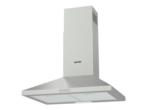 Gorenje Essential WHC629E4X - Panser - røykkanal - bredde: 60 cm - dybde: 45 cm - ekstraksjon og resirkulasjon (-) - rustfritt stål