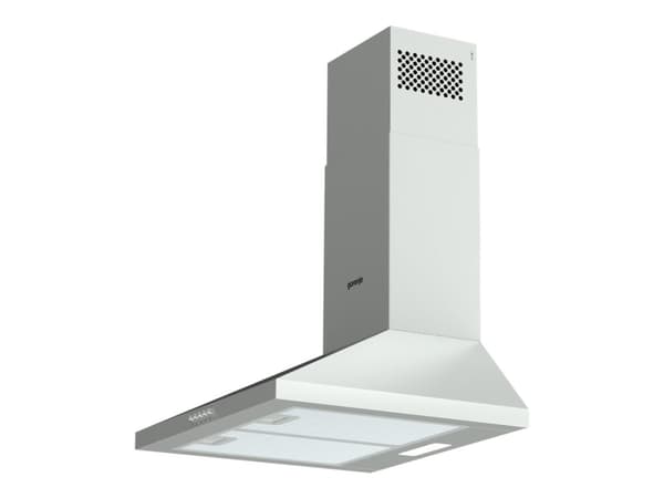 Gorenje Essential WHC529E4X - Kåpa - skorsten - bredd: 50 cm - djup: 45 cm - utsug och återcirkulering (-) - rostfritt stål