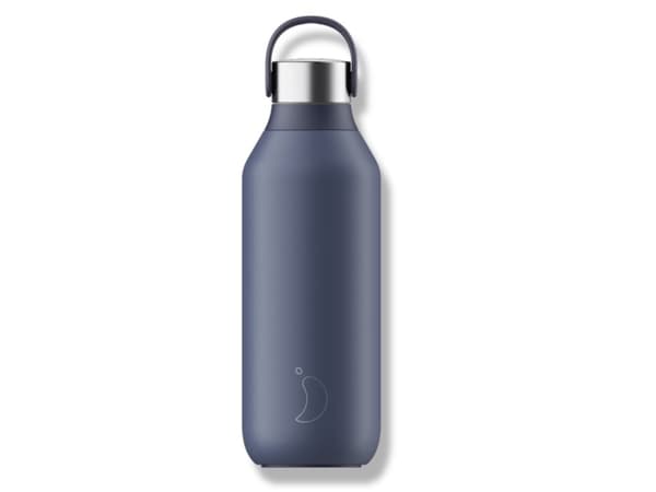 Chilly''s s Trinkflasche Serie2 Whale Blue 500ml, 500 ml, Daglig bruk, Blå, 24 timer, 12 timer, Skrulokk