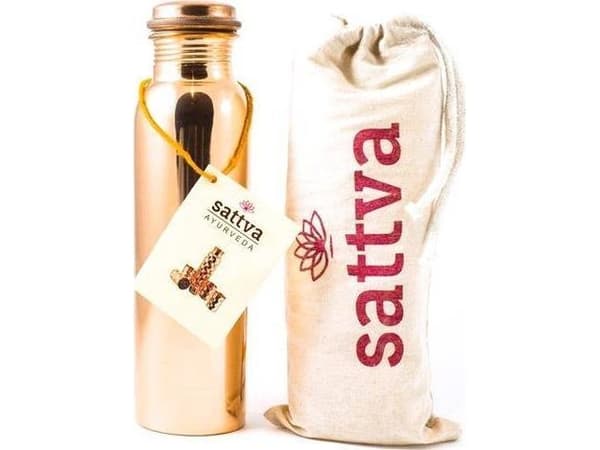 Sattva SATTVA_Ayurveda indisk kobberflaske Glatt 950ml