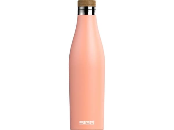 SIGG Meridian Shy Pink, 500 ml, Daglig användning, Rosa, Bamboo, Rostfritt stål, Monokromatiskt, Kina
