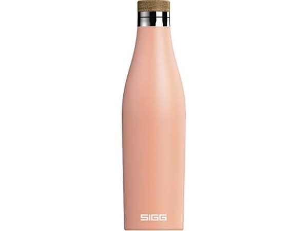 SIGG Meridian Shy Pink, 500 ml, Daglig användning, Rosa, Bamboo, Rostfritt stål, Monokromatiskt, Kina