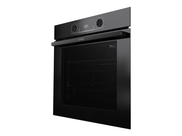 Gorenje Essential BPS6737E14BG - Ovn - med dampfunksjon - innebygd - fordypning - bredde: 56 cm - dybde: 55 cm - høyde: 59 cm - med selvrens - Klasse Sort