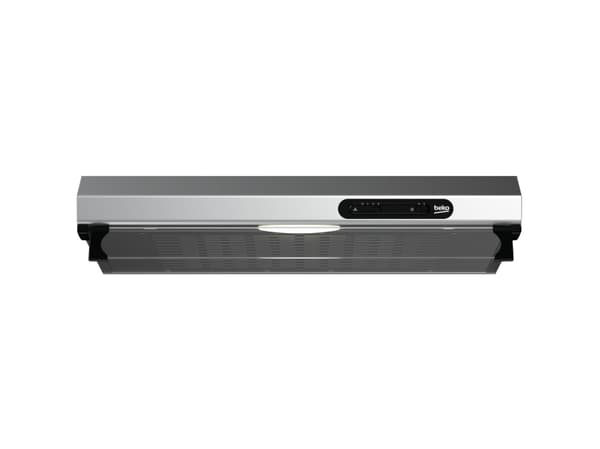 Beko CFB 6310 X - Kåpa - standard - bredd: 59.8 cm - djup: 47 cm - utsug och cirkulation - rostfritt stål